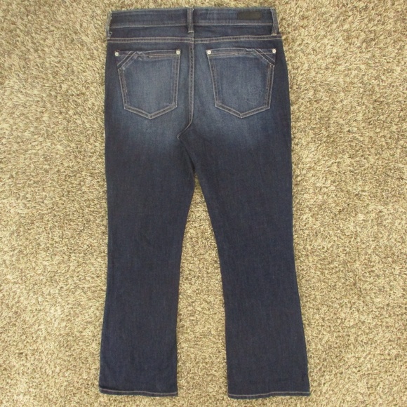 Buckle Black Jeans Women's 29 Dark Wash Bootcut Fit No.53 Mid Rise Stretch Denim - Picture 2 of 9